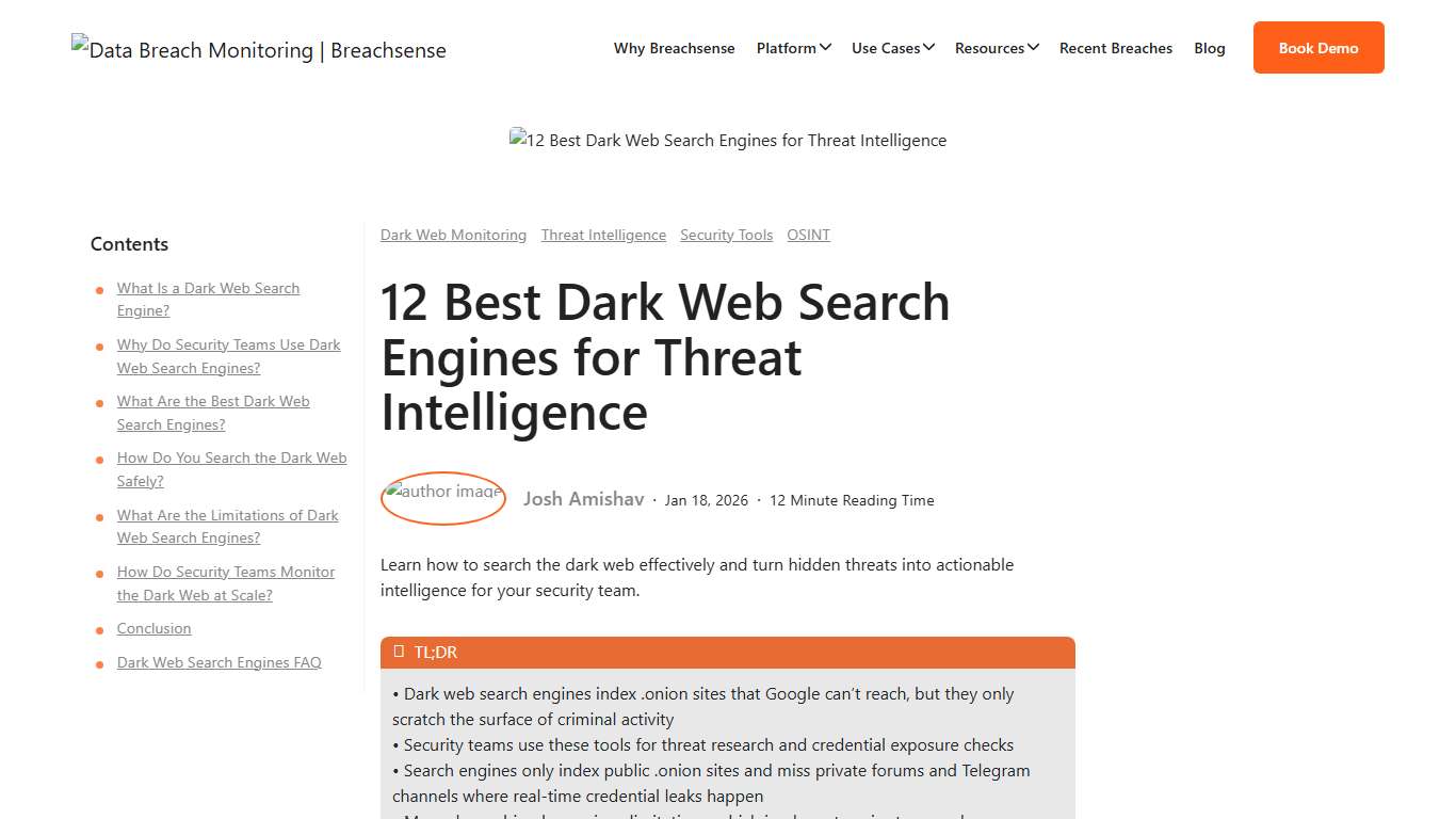 12 Best Dark Web Search Engines for Security Teams